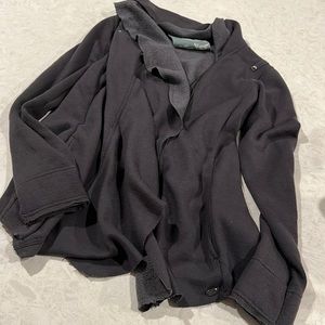 Guess zip up flowy sweater